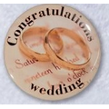 1.5" Stock Buttons (Congratulations Wedding)